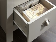 GFW GFW Lancaster Grey and Oak 4 Piece Bedroom Furniture Package (Flat Packed)