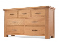 Archers Ambleside 7 Drawer Oak Wooden Chest of Drawers (Assembled)