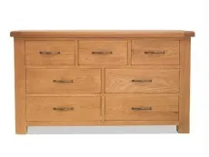 Archers Ambleside 7 Drawer Oak Wooden Chest of Drawers (Assembled)