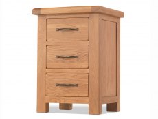 Archers Archers Ambleside 3 Drawer Oak Wooden Small Bedside Cabinet (Assembled)