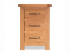 Archers Archers Ambleside 3 Drawer Oak Wooden Small Bedside Cabinet (Assembled)