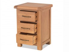 Archers Archers Ambleside 3 Drawer Oak Wooden Small Bedside Cabinet (Assembled)