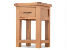 Archers Ambleside 1 Drawer Oak Wooden Bedside Cabinet (Assembled)