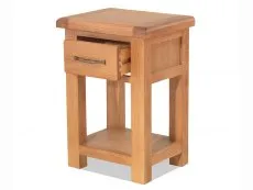 Archers Archers Ambleside 1 Drawer Oak Wooden Bedside Table (Assembled)