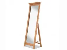 Archers Archers Ambleside Oak Wooden Cheval Mirror (Assembled)