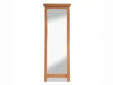 Archers Ambleside Oak Wooden Cheval Mirror (Assembled)