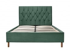 Birlea Loxley 4ft Small Double Green Upholstered Fabric Bed Frame
