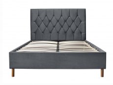 Birlea Birlea Loxley 4ft6 Double Grey Upholstered Fabric Bed Frame