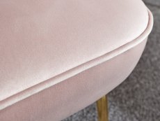 GFW GFW Pettine Pink Upholstered Fabric Accent Chair