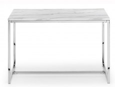 Julian Bowen Julian Bowen Scala 120cm Marble Effect Dining Table and 4 Jazz Chairs Set