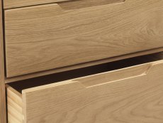 Archers Archers Keswick 3 Drawer Oak Wooden Bedside Cabinet (Assembled)