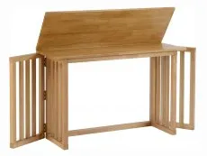 Seconique Seconique Richmond Oak Foldaway Extending Dining Table and 2 Stool Set