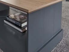 GFW GFW Kendal Slate Blue and Oak Coffee Table (Flat Packed)
