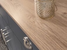 GFW GFW Kendal Slate Blue and Oak 3 Door 2 Drawer Large Sideboard (Flat Packed)