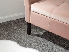 GFW GFW Osborne Blush Pink Upholstered Fabric Ottoman Storage Bench (Flat Packed)