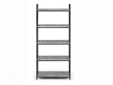 Julian Bowen Julian Bowen Staten Concrete Effect 5 Tier Tall Bookcase (Flat Packed)