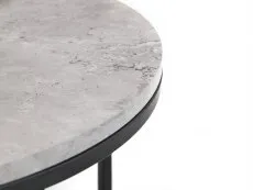 Julian Bowen Julian Bowen Staten Concrete Effect Round Nesting Coffee Tables