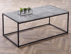Julian Bowen Julian Bowen Staten Concrete Effect Coffee Table (Flat Packed)