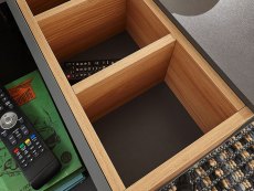GFW GFW Modena Grey and Oak Effect Double Lifting Coffee Table (Flat Packed)