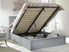GFW GFW Como 4ft6 Double Grey Wooden Ottoman Bed Frame