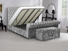 ASC ASC Avia 6ft Super King Size Upholstered Fabric Ottoman Bed Frame