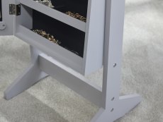 GFW GFW Amore Grey Jewellery Armoire With LED (Flat Packed)