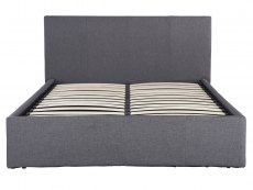 GFW GFW Ascot 4ft6 Double Grey Upholstered Fabric Ottoman Bed Frame