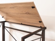 GFW GFW Bramwell Sonoma Oak Folding Desk (Flat Packed)