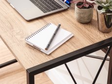 GFW GFW Bramwell Sonoma Oak Folding Desk (Flat Packed)