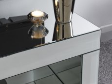 GFW GFW Capri Mirrored Cube TV Cabinet (Flat Packed)