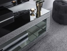 GFW GFW Capri Mirrored Cube TV Cabinet (Flat Packed)