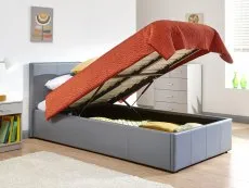 GFW GFW Ecuador Grey Faux Leather End Lift Ottoman Bed Frame