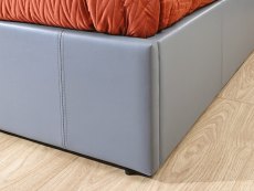 GFW GFW Ecuador 3ft Single Grey Upholstered Faux leather End Lift Ottoman Bed Frame