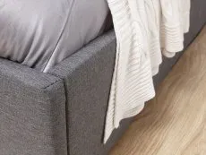GFW GFW Ecuador Grey Hopsack Fabric End Lift Ottoman Bed Frame