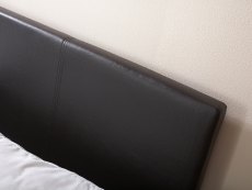 GFW GFW Bed in a Box 4ft Small Double Black Upholstered Faux Leather Bed Frame