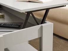 GFW GFW Arvika Grey Lift Up Coffee Table (Flat Packed)