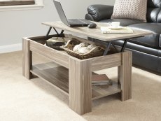 GFW GFW Arvika Walnut Lift Up Coffee Table (Flat Packed)