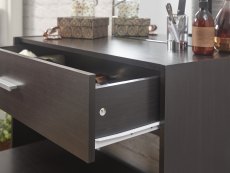 GFW GFW Julia Espresso Dressing Table and Stool (Flat Packed)