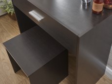 GFW GFW Julia Espresso Dressing Table and Stool (Flat Packed)