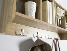 GFW GFW Kempton Oak Wall Rack (Flat Packed)