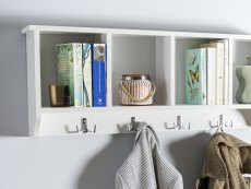 GFW GFW Kempton White Wall Rack (Flat Packed)