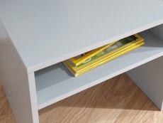 GFW GFW Stockholm Grey Ladder Desk Stool (Flat Packed)
