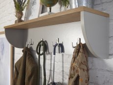 GFW Lancaster Grey Wall Rack (Flat Packed)