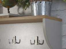 GFW GFW Lancaster Grey Wall Rack (Flat Packed)