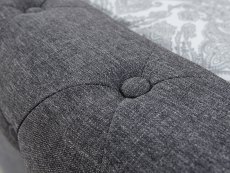 GFW GFW Layla 4ft6 Double Charcoal Grey Upholstered Fabric Ottoman Bed Frame