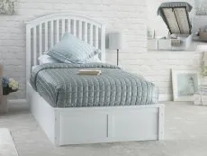 GFW GFW Madrid White Wooden Ottoman Bed Frame