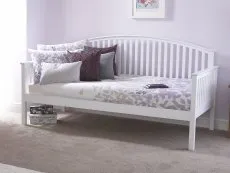 GFW GFW Madrid White Wooden Day Bed Frame