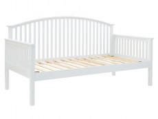 GFW GFW Madrid 3ft Single White Wooden Day Bed Frame