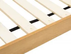GFW GFW Madrid Oak Wooden Trundle Under Bed Frame