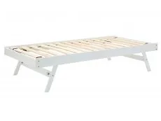 GFW GFW Madrid White Wooden Trundle Under Bed Frame
